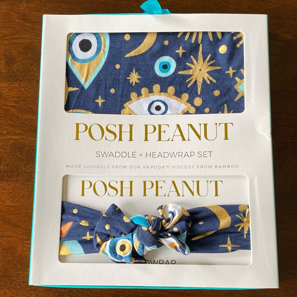 Baby Gift set swaddle & bow